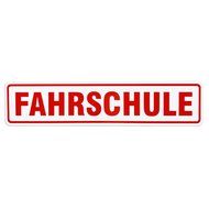 Magnetschild Schild FAHRSCHULE (45 x 10 cm)