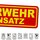 Magnetschild Schild FEUERWEHR IM EINSATZ (35 x 10 cm)