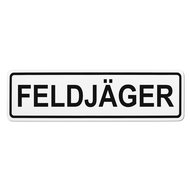 Magnetschild Schild FELDJÄGER (35 x 10 cm)