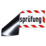 Magnetschild Schild Bauwerksprüfung (35 x 11 cm)