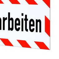 Magnetschild Schild Wartungsarbeiten (35 x 11 cm)