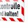 Magnetschild Schild Streckenkontrolle Bitte Abstand halten! (35 x 11 cm)
