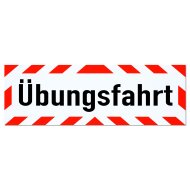 Magnetschild Schild Übungsfahrt