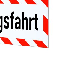 Magnetschild Schild Übungsfahrt