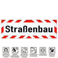 Magnetschild Schild Straßenbau