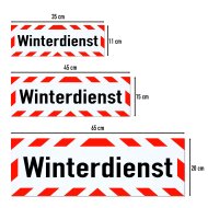 Kfz-Aufkleber Winterdienst