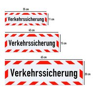 Magnetschild Schild Verkehrssicherung (65 x 20 cm)