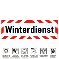 Magnetschild Schild Winterdienst