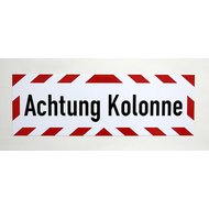Magnetschild Schild Achtung Kolonne (45 x 15 cm)
