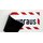 Magnetschild Schild Kolonne voraus (35 x 10 cm)